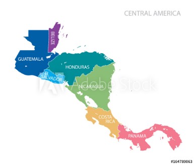Picture of Map of Central America